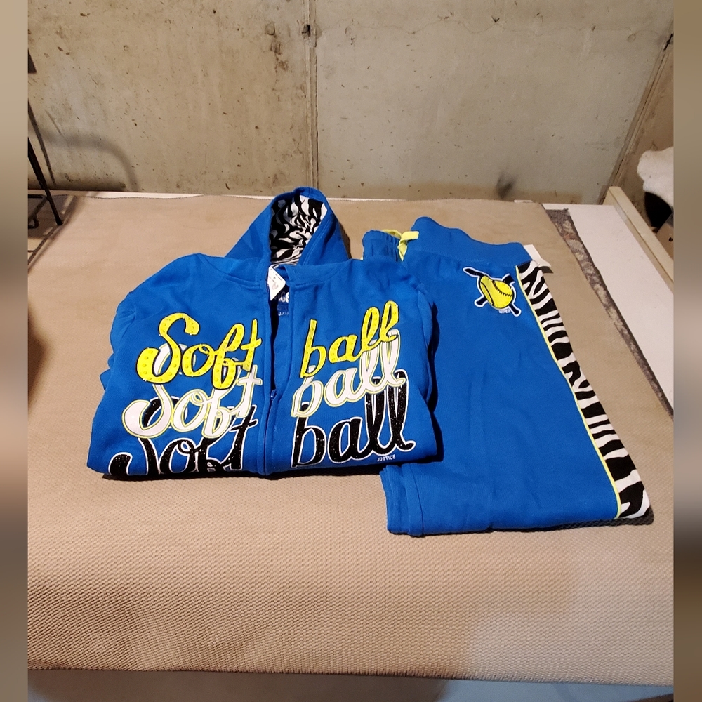 Justice Softball Jacket & Joggers